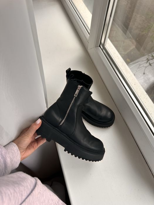 ботинки чоботи zara