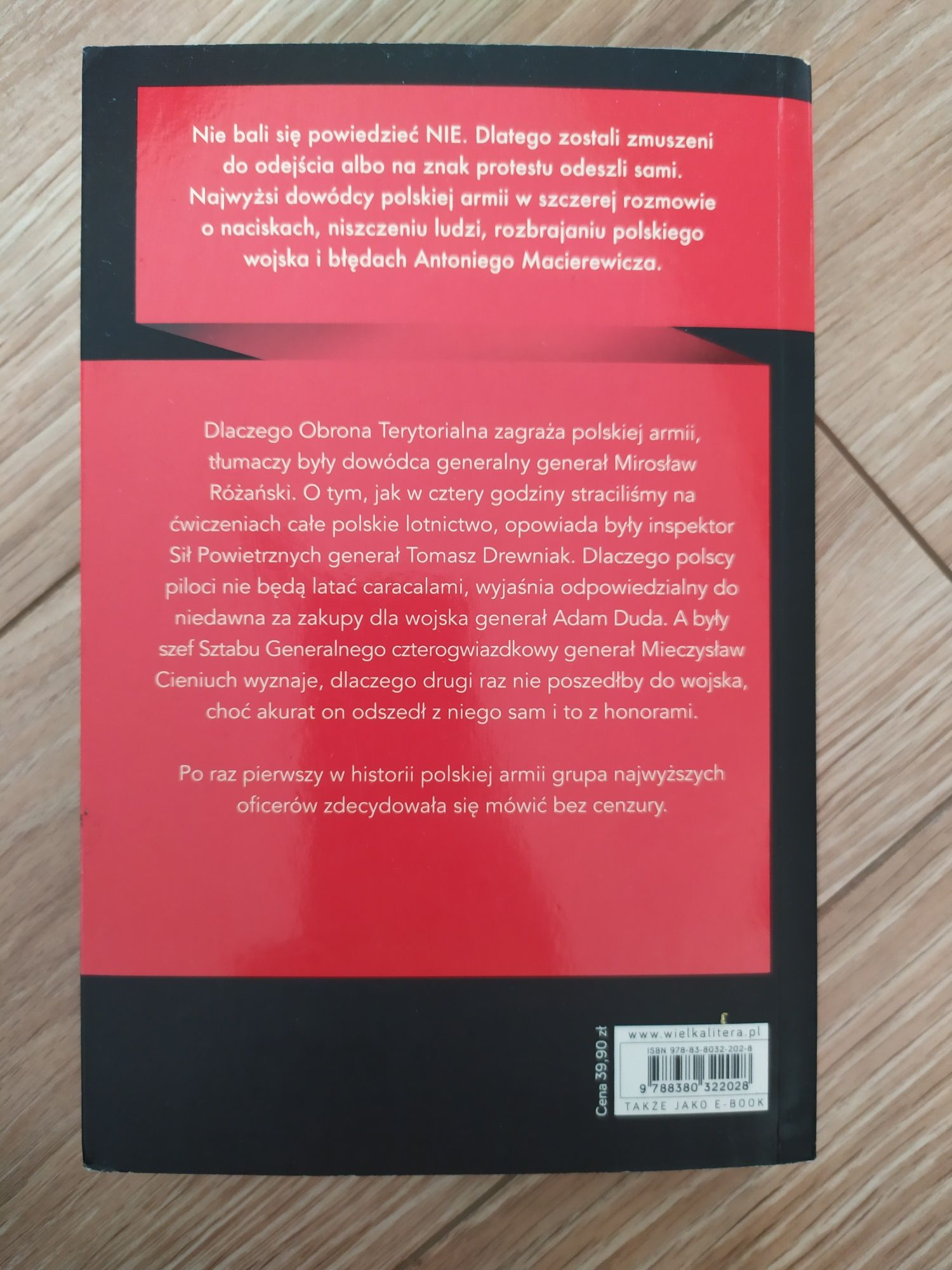 Książka Generałowie. Niewygodna prawda o polskiej armii
