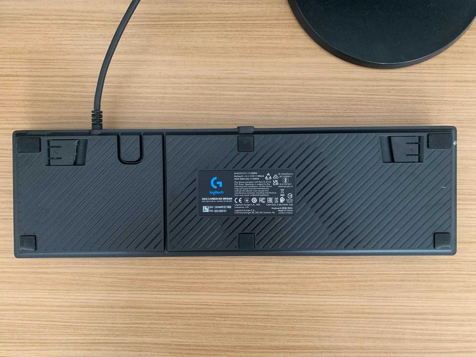 Teclado Mecânico Logitech G512 Carbon RGB PT GX