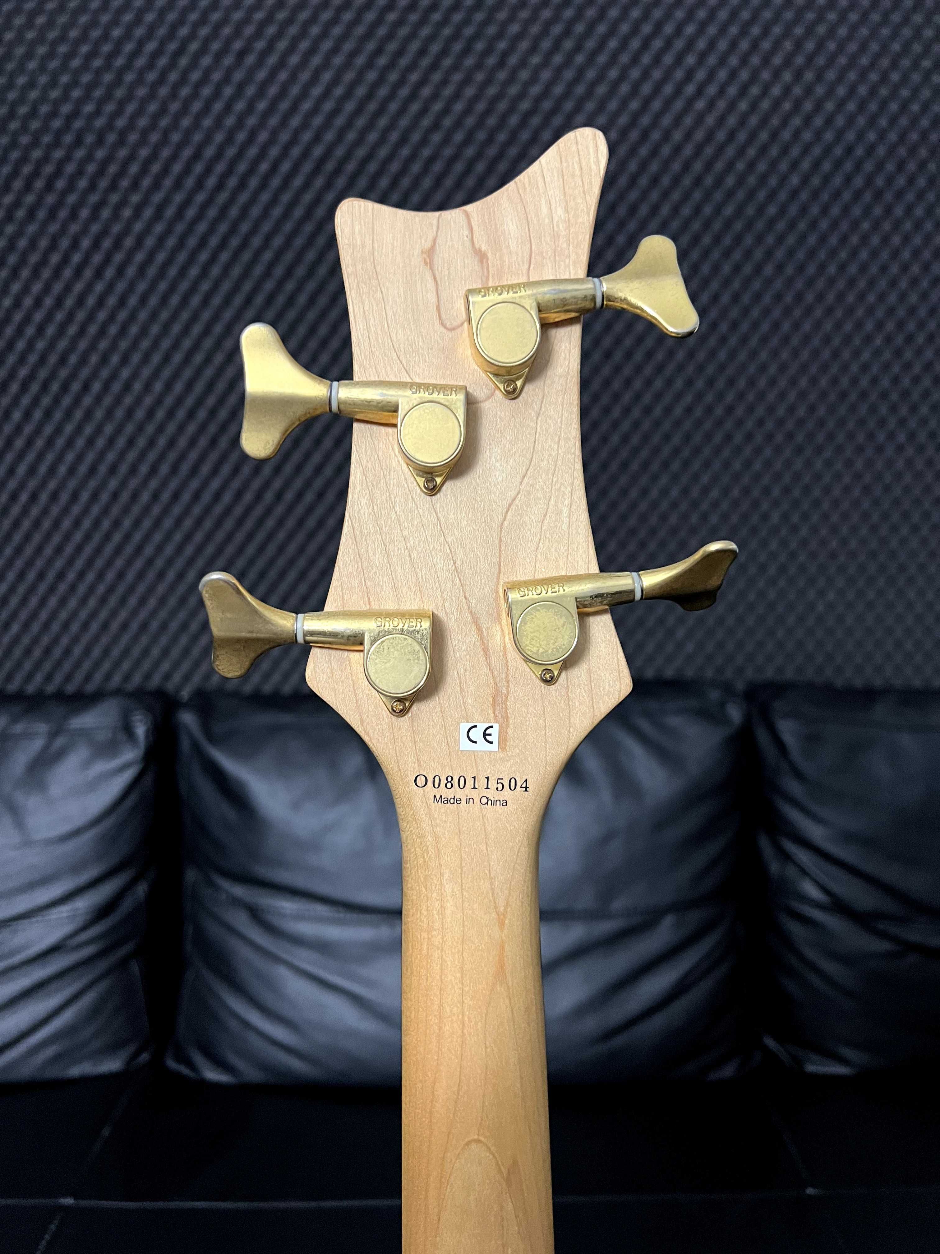 Dean Jeff Berlin Player Signature Bass Mid-2010 - Trans Braziliaburst