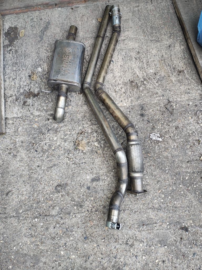 Układ wydechowy a4b5 1.9tdi kwasówka przelot gtb2056 dp