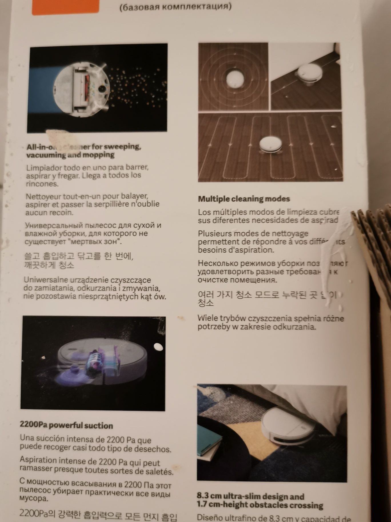 Mi robot vacum-mop essential robot sprzatajacy