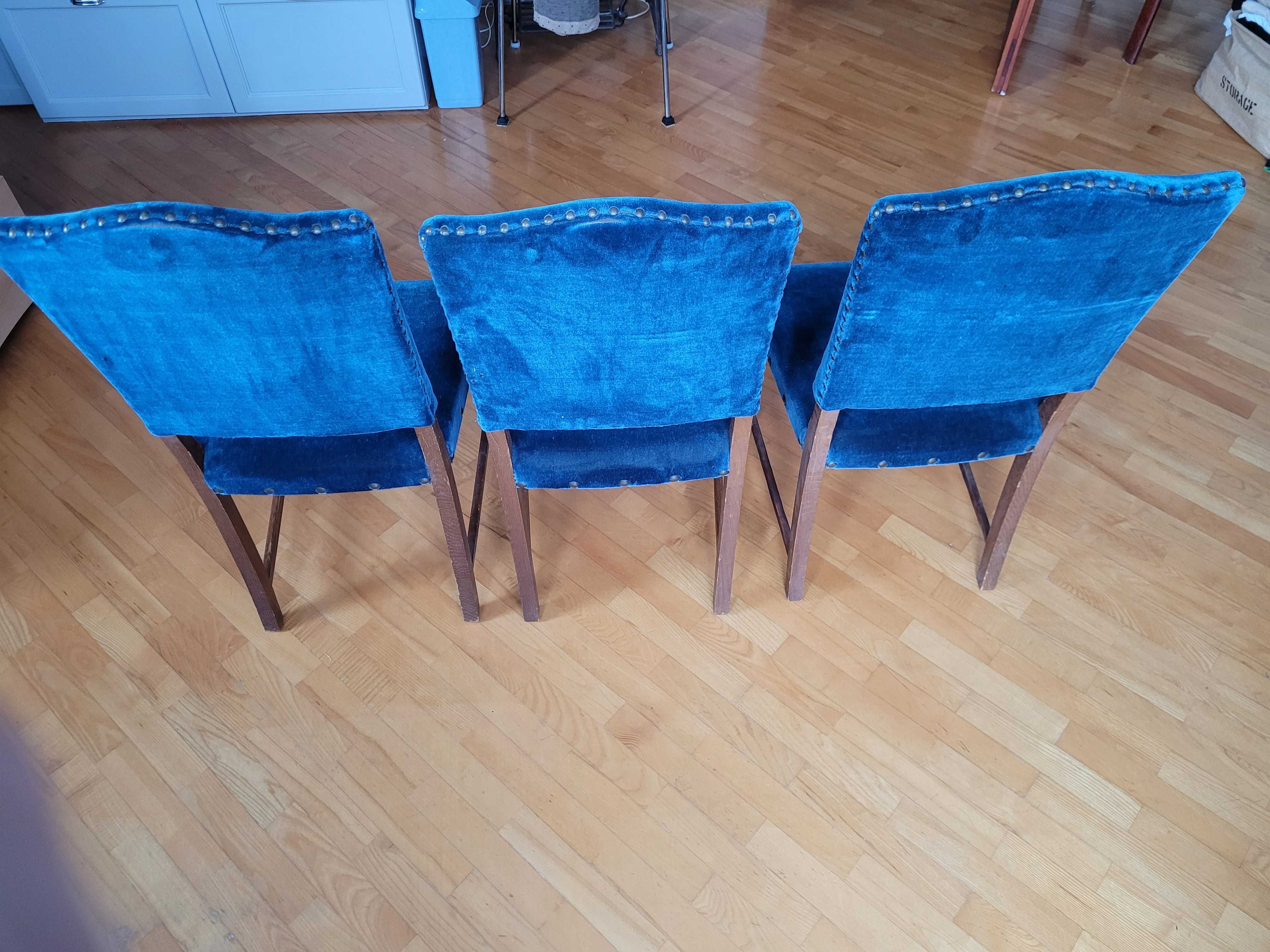 Oryginały-Krzesła tapicerowane stylowe, ludwikowskie–antyki-glamour
