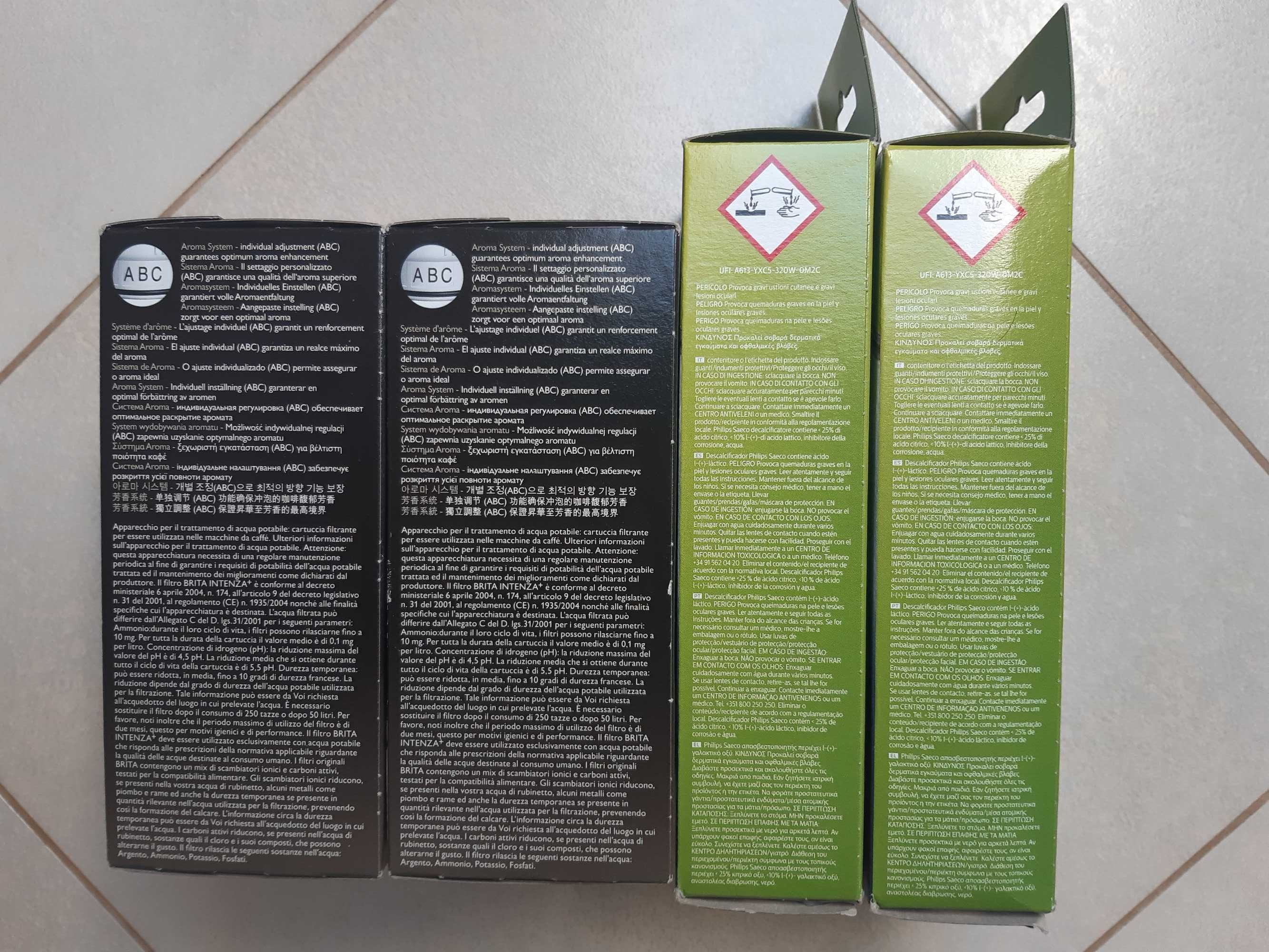 Filtr do wody 2+2 szt. Saeco CA6702 BRITA INTENZA+nowy oryginalny+odka