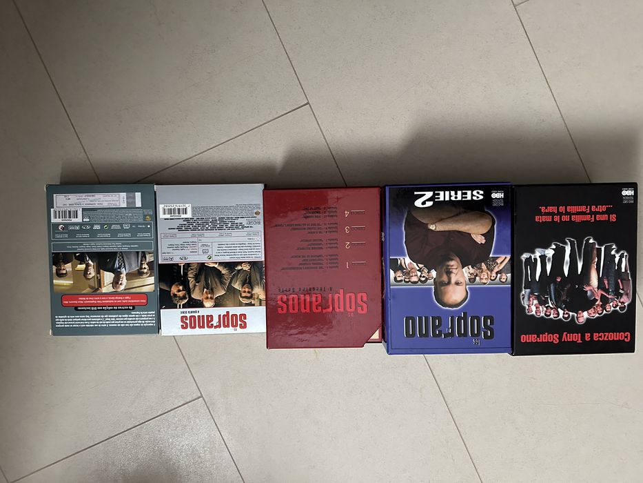 5 series completas DVD Os Sopranos