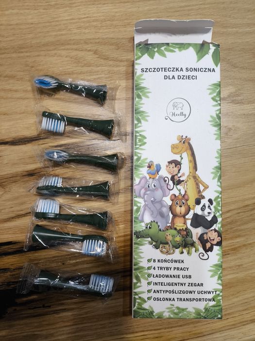 Końcówki do szczoteczki sonicznej dla dzieci Heelly
