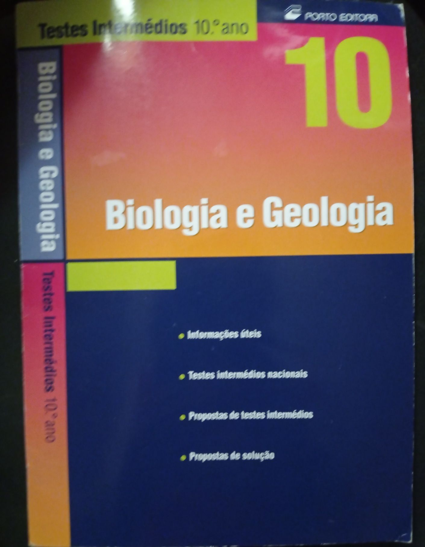 Livro testes intermédios Biologia e Geologia 10°ano