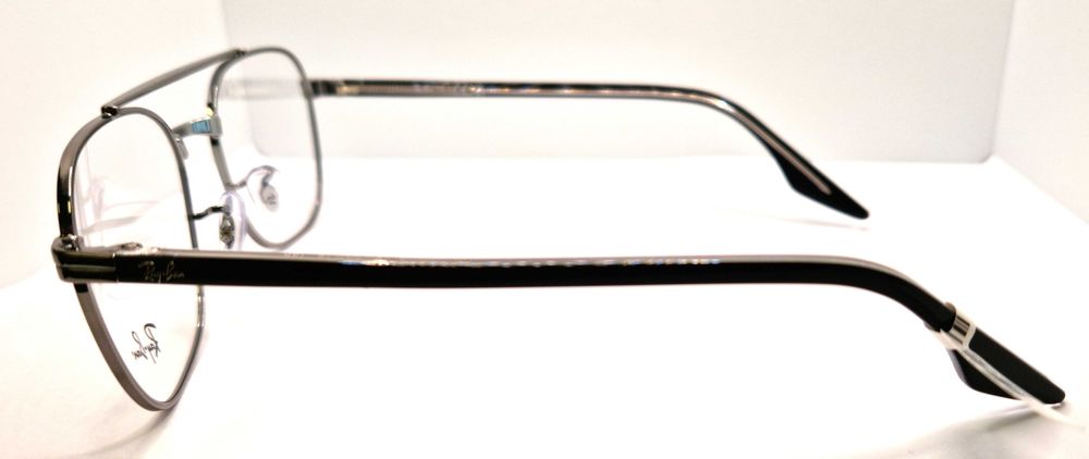 Okulary korekcyjne Ray-Ban RB 6485 Srebrne z podwójnym mostkiem Unisex