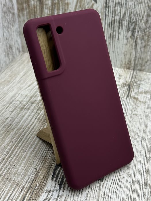 Чехол мягкий Silicone Case на Samsung S21 FE Микрофибра чохол