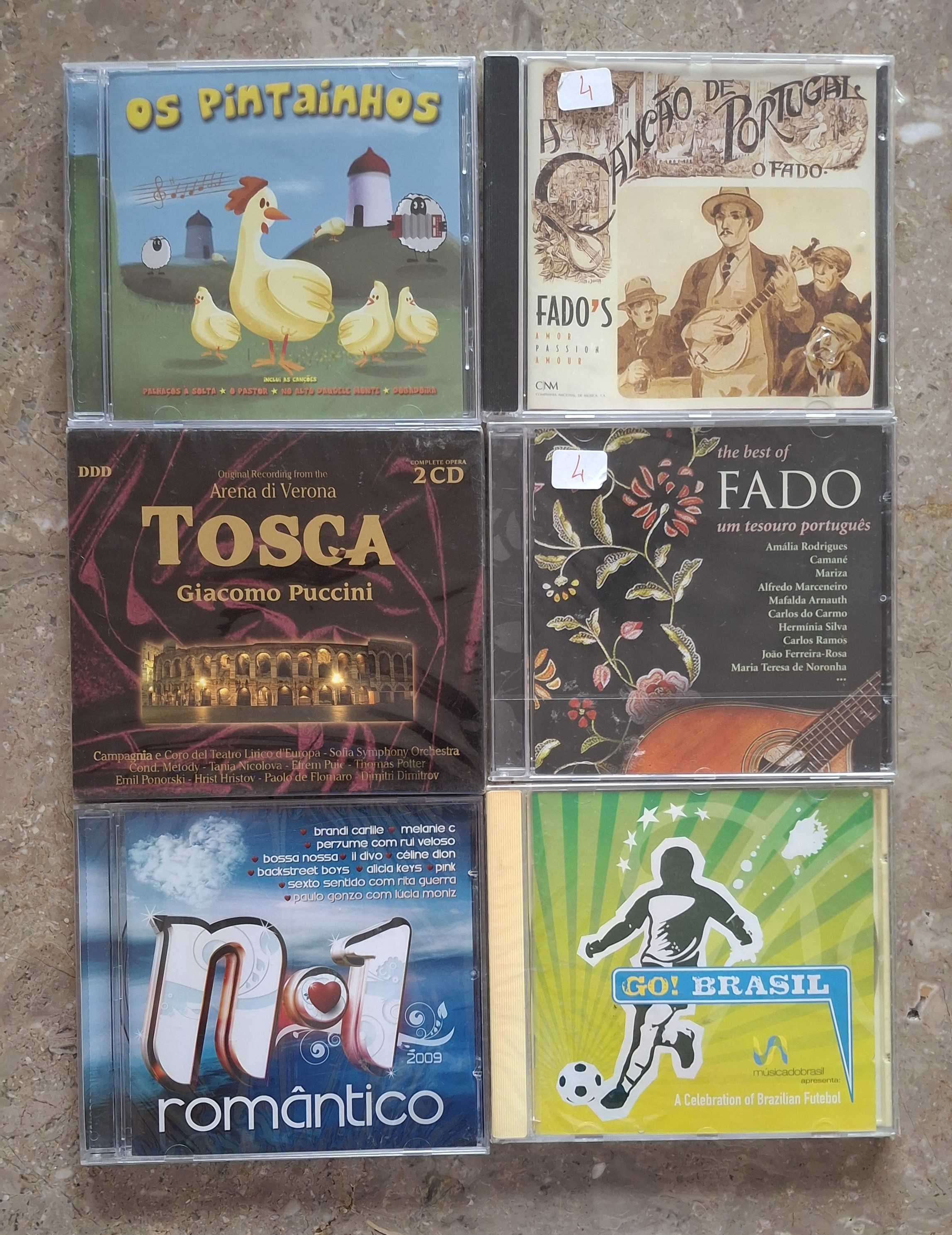 CDs variados (novos e selados)