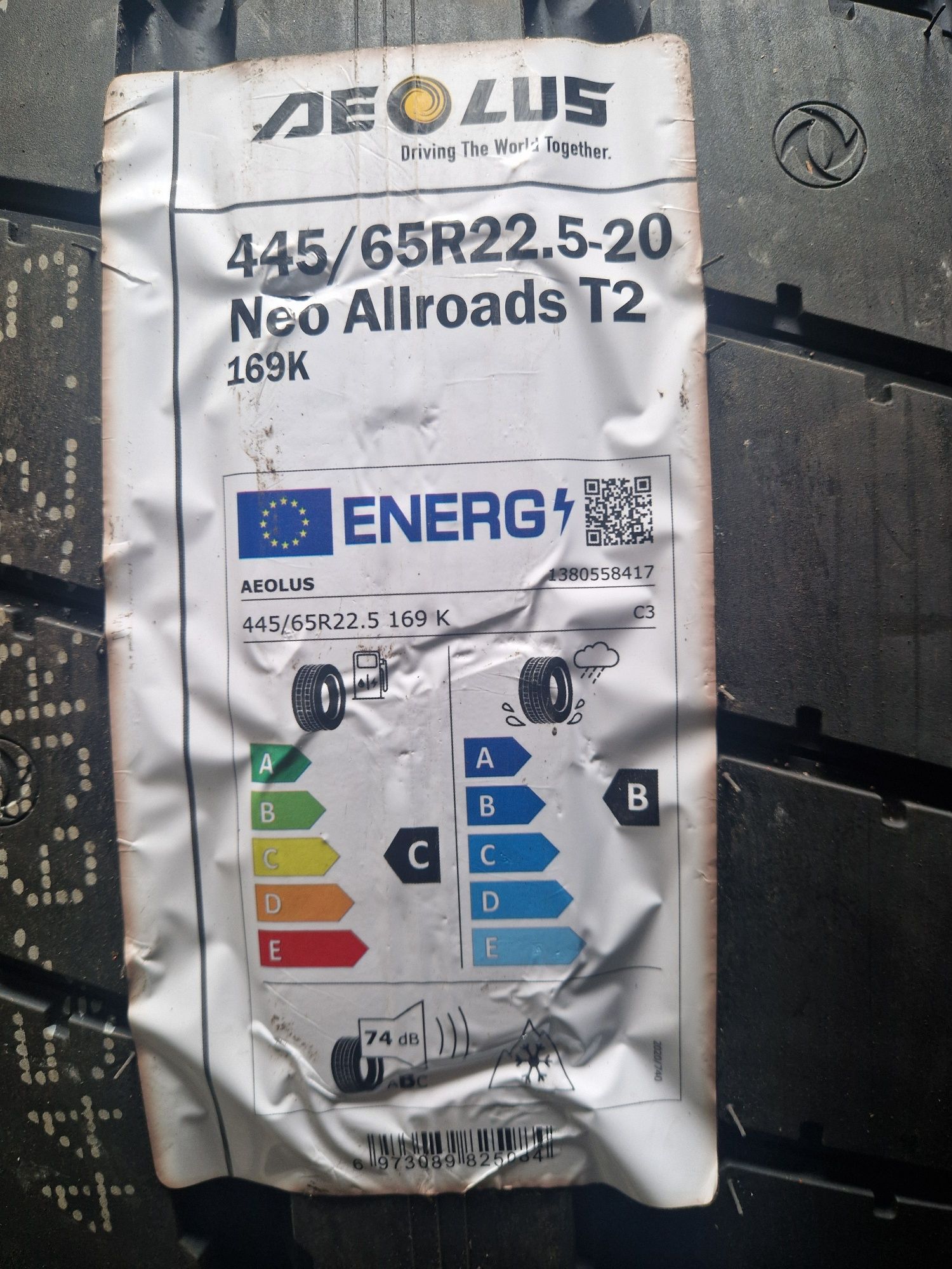 Nowe opony 445/65R22.5 AEOLUS ALLROADS T2 Naczepowe Wysoki indeks