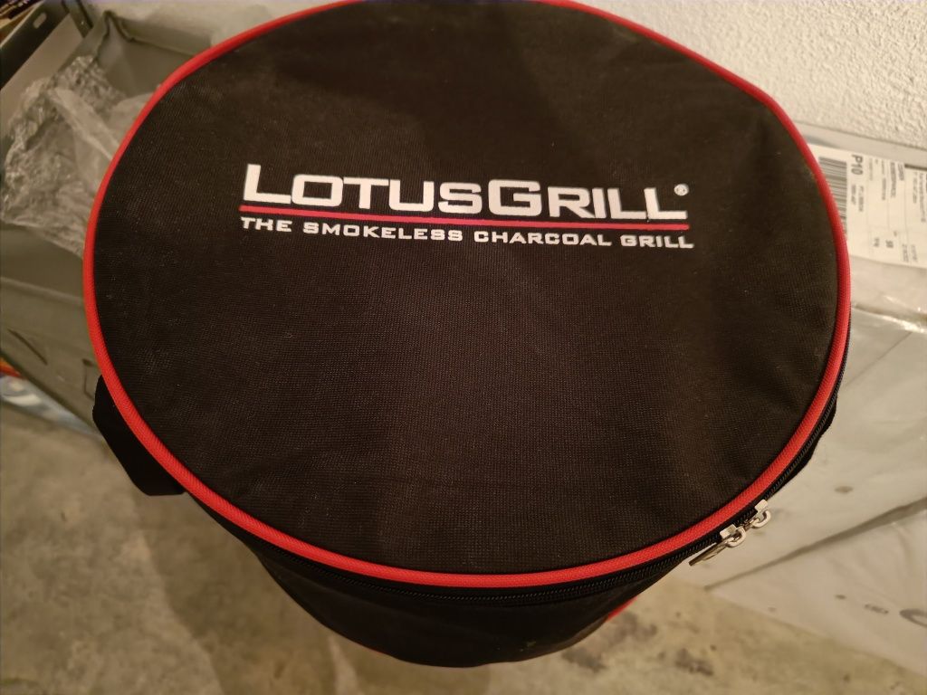 Grelhador portátil Lotus Grill, com ventilação