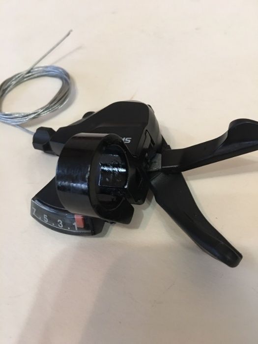 Монетки "Shimano SL-M315 - Altus" 2-7 швидкості.
2-швидкості, 7-швидко