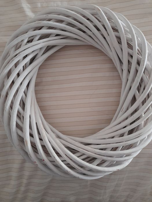 Coroa branca para porta