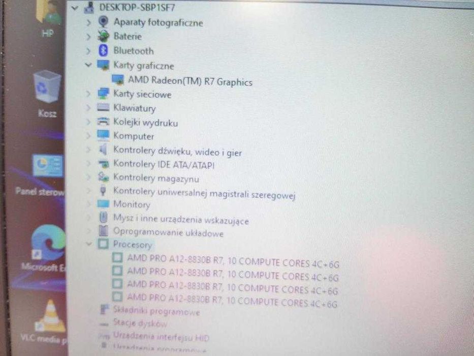 Laptop Używany HP 745 G4 A12 14 HD 16GB 256SSD 500HDD Radeon W10 GW FV