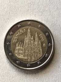 Moeda Espanhola 2 € Euro 2012 Catedral Comemorativa de Burgos