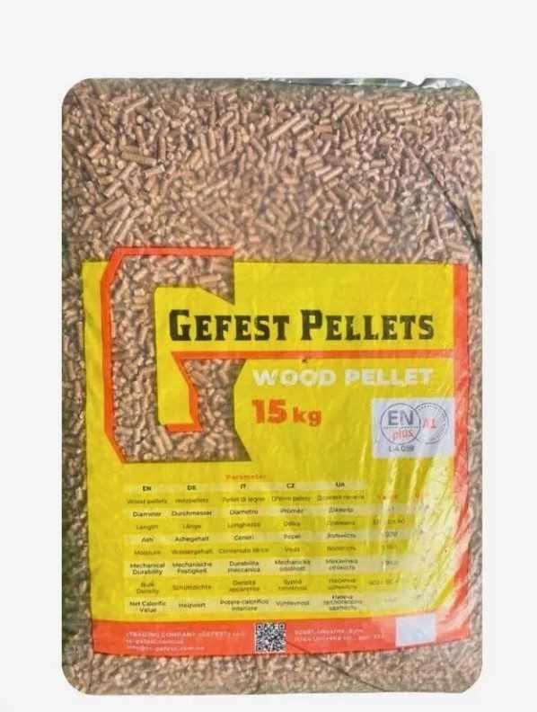 Pellet sosnowy GEFEST EN plus pelet Z TRANSPORTEM do klienta