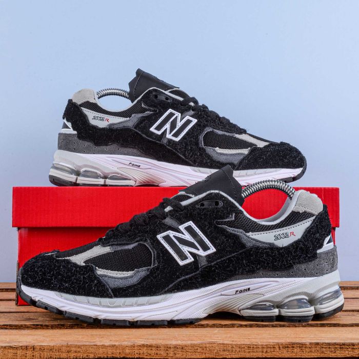 (1912) SALE Чоловічі Кросівки New Balance 2002R чорні (41 42 44 45) нб