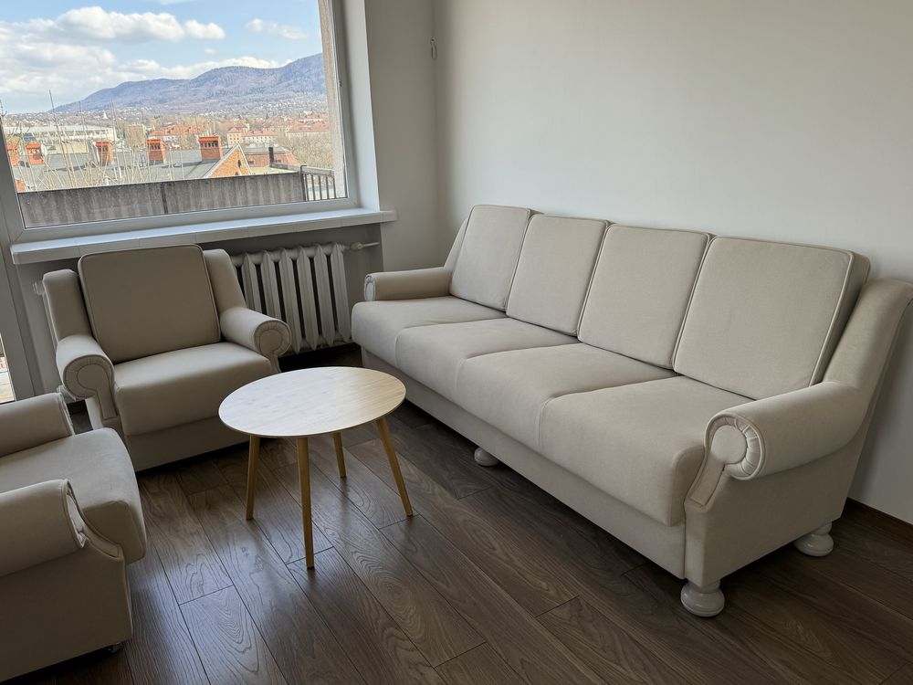 Sofa i 2 fotele (Komplet wypoczynkowy - kanapa, wypoczynek)