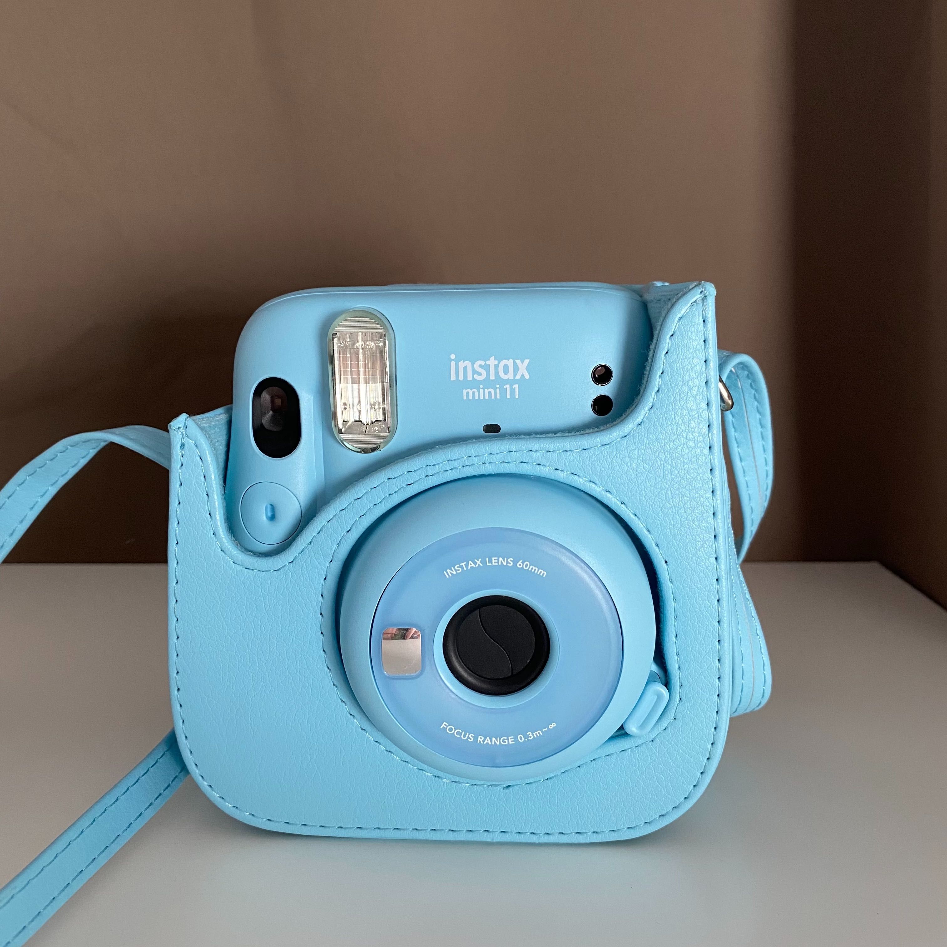 Aparat natychmiastowy FUJIFILM Instax mini 11 sky blue + 2 etui