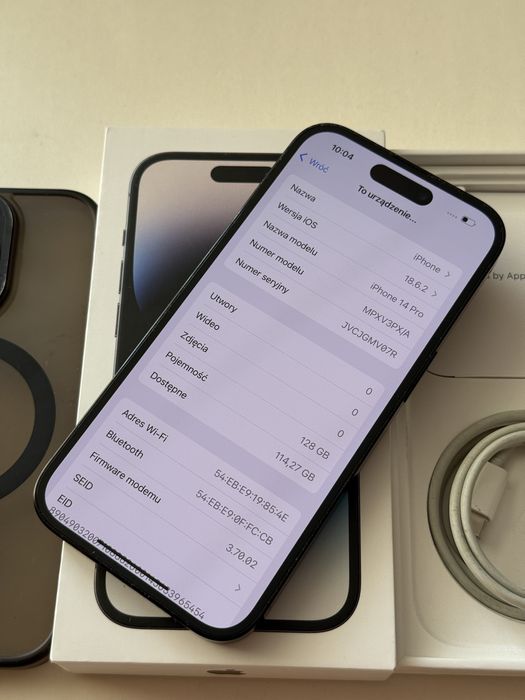 iPhone 14 PRO IDEALNY Black 128Gb