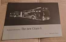 Prospekt autobus Mercedes Benz Citaro G UK