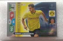LEWANDOWSKI Top Master Panini Champions League 2013/2014 Borussia RARE