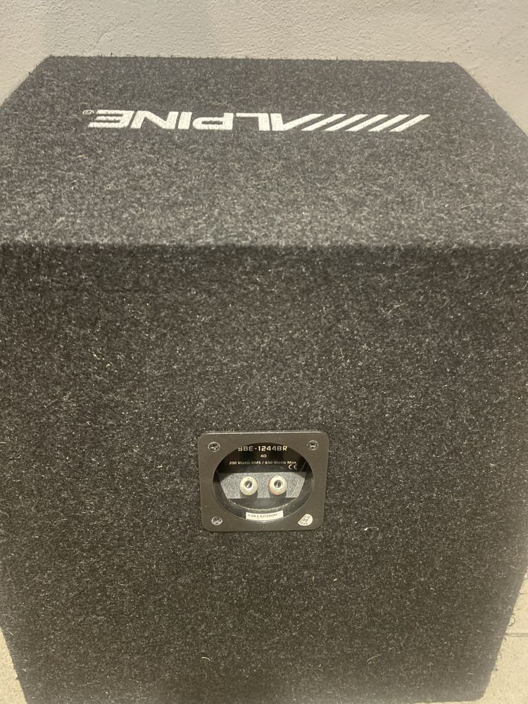 Subwoofer Alpine sbe-1244br