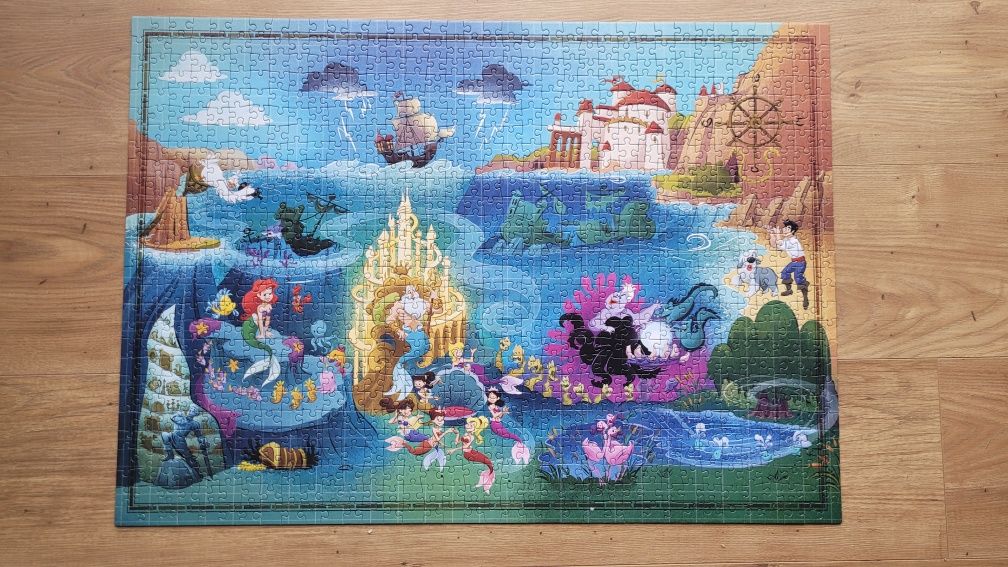 Clementoni puzzle disney ariel mala syrenka 1000