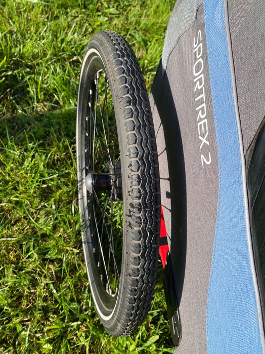 Przyczepka rowerowa Queridoo Sportex 2 dwuosobowa (riksza)