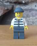 Lego City - Policja - Minifigurka cty0040 - Więzień Więzienia 50380