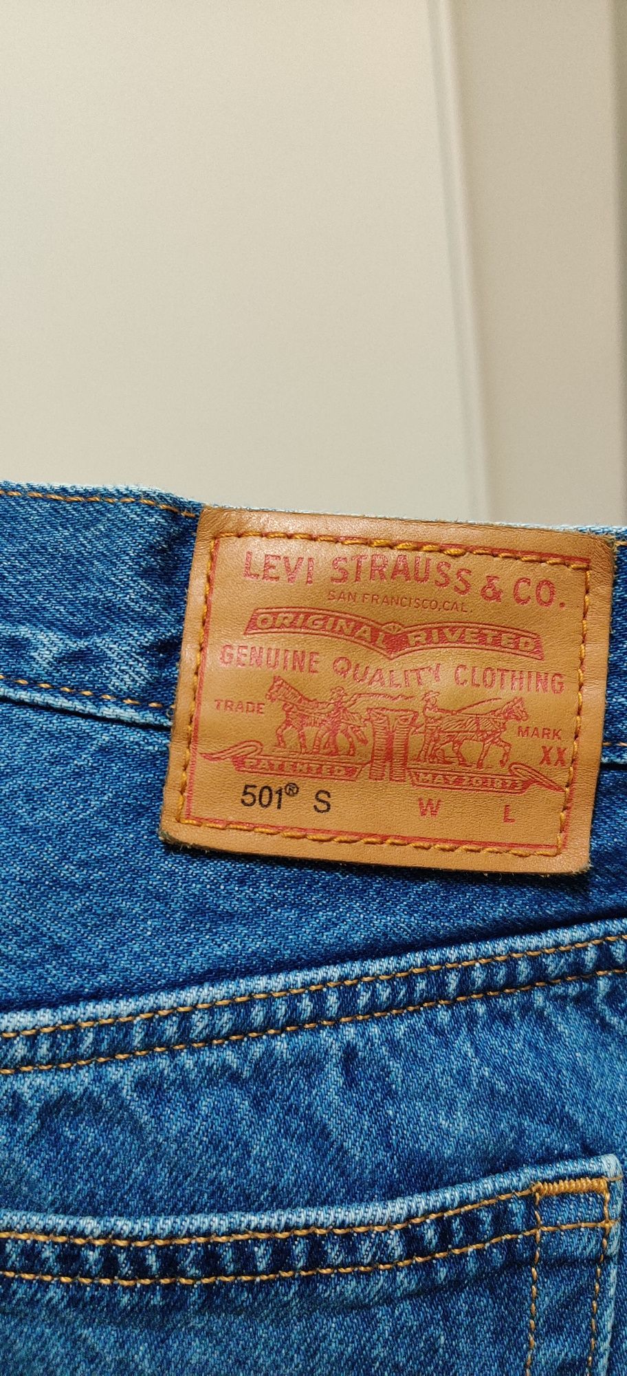 LEVI'S Premium Calças de ganga '501® Skinny' em Azul