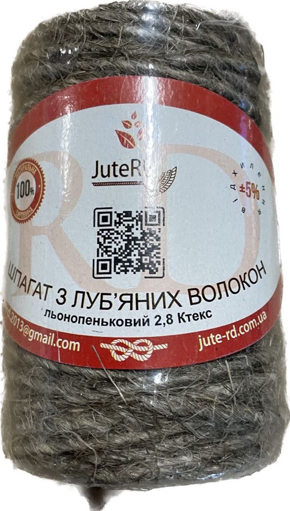 Шпагат луб‘яних волокон лубяных волокон