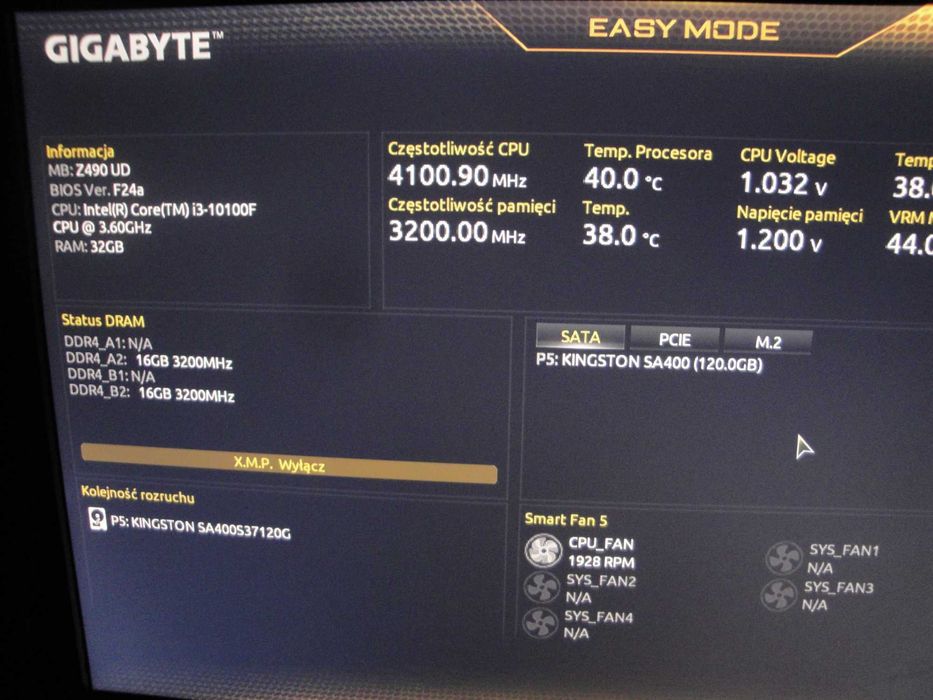 Płyta główna Gigabyte Z490 UD Socket 1200