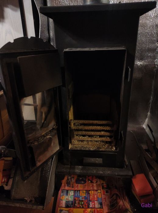 Piec kominek typu Koza.