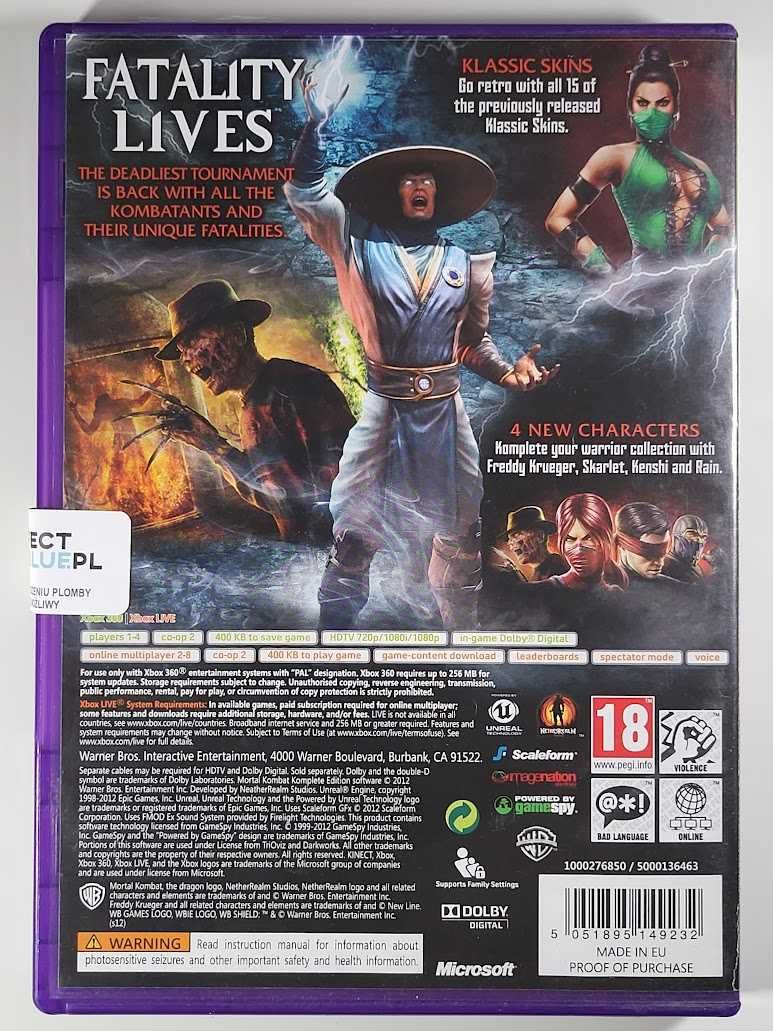 Mortal Kombat: Komplete Edition / Gra XBOX 360 / Skup Gier / C.H. Land