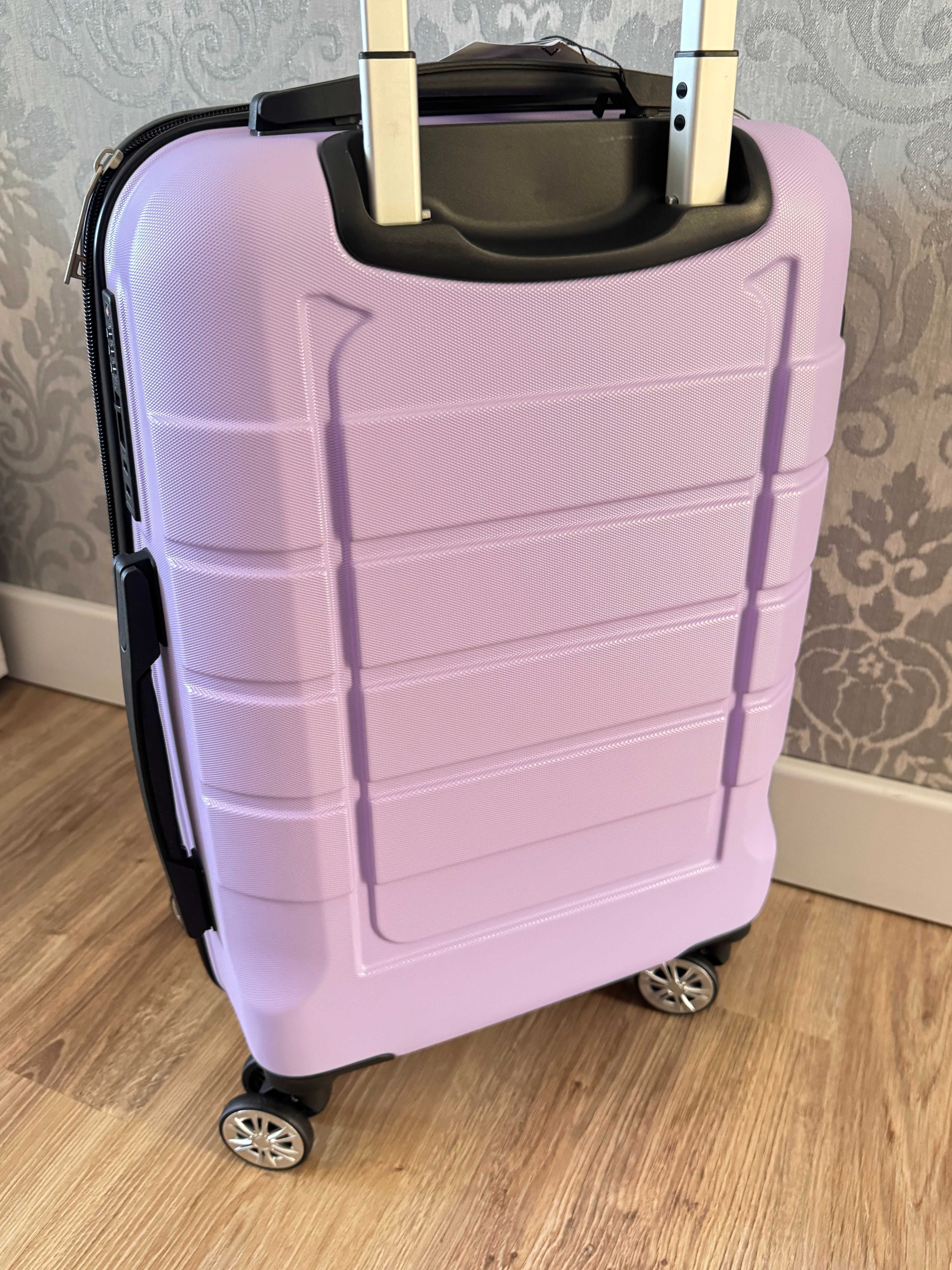 Walizka kabinowa 20” PC+ABS bagaż podręczny 33L 55x38x23 TSA