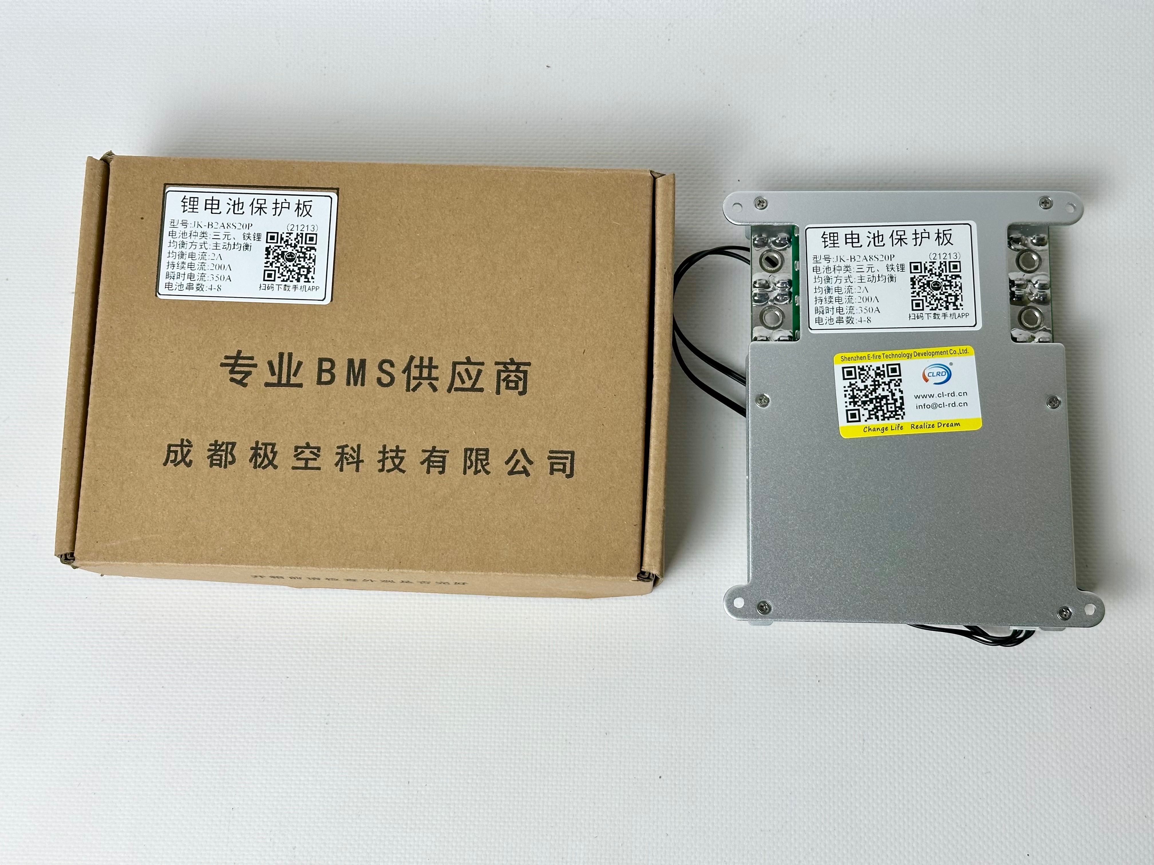 SMART BMS JiKong B2A8S20P 4S-8S 200A-350A (балансир 2А)