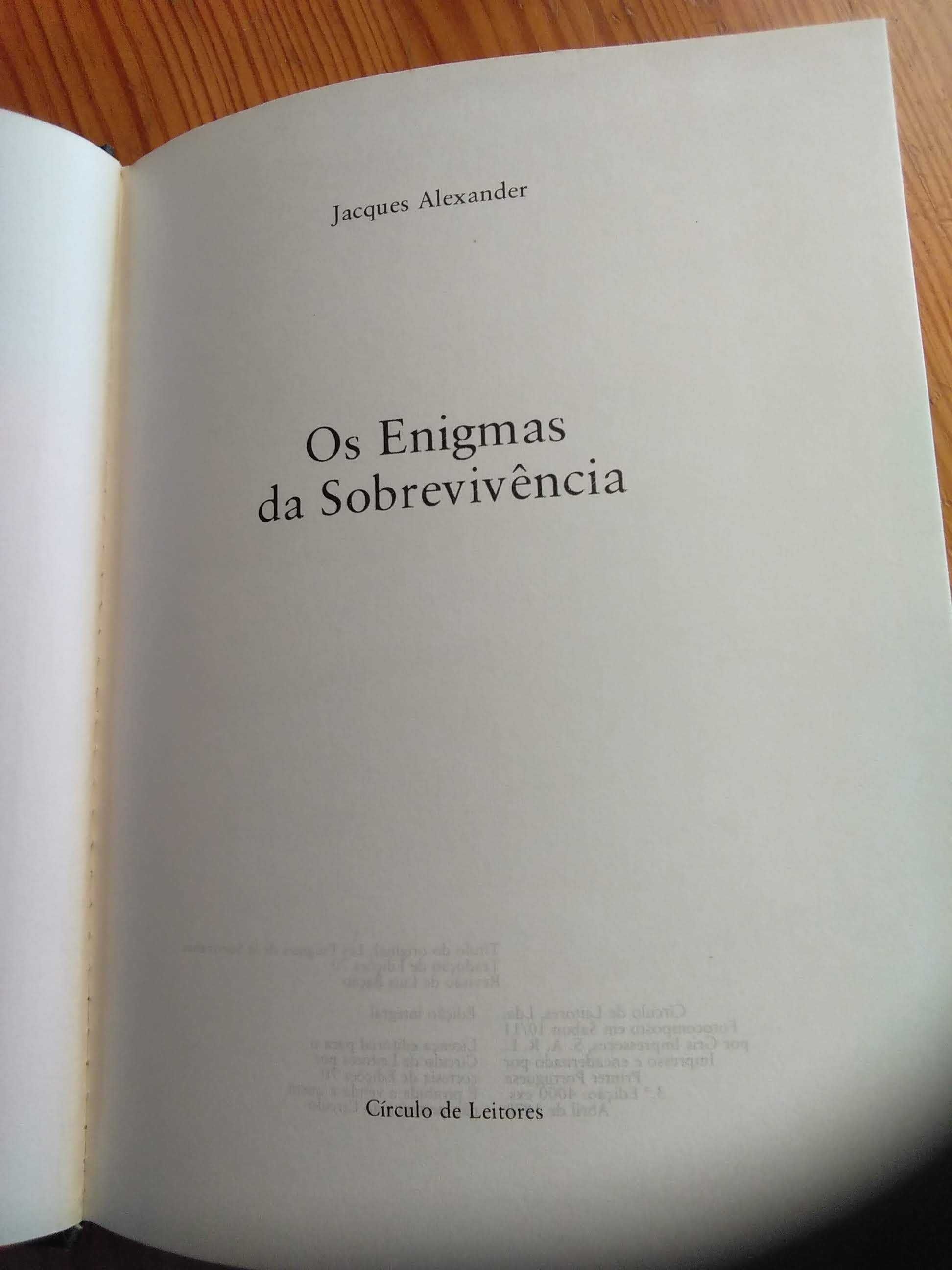 Os enigmas da sobrevivência