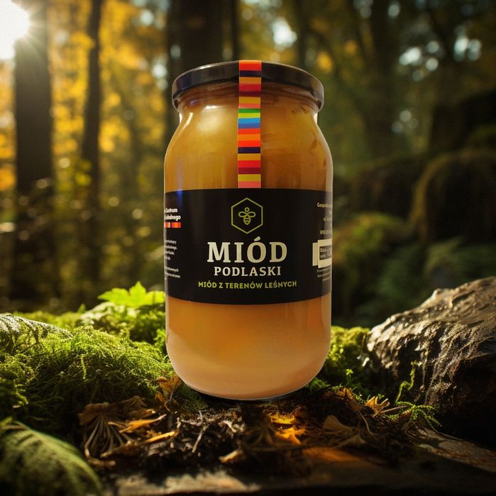 Miód  z terenów leśnych 1,2 kg