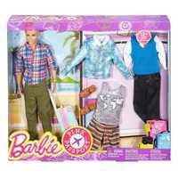 Кукла Барби Кен Розовый паспорт с набором одежды