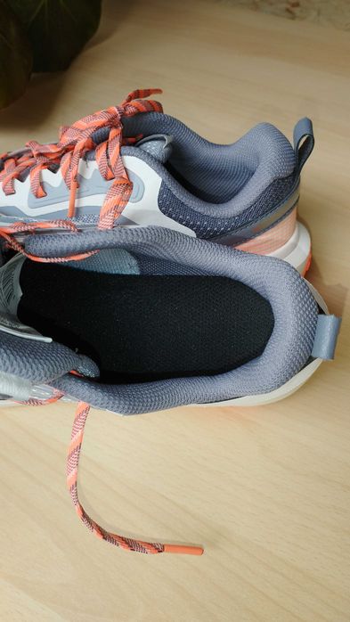 Sapatilhas Corrida e Trail Running Mulher Cinza e Coral 38