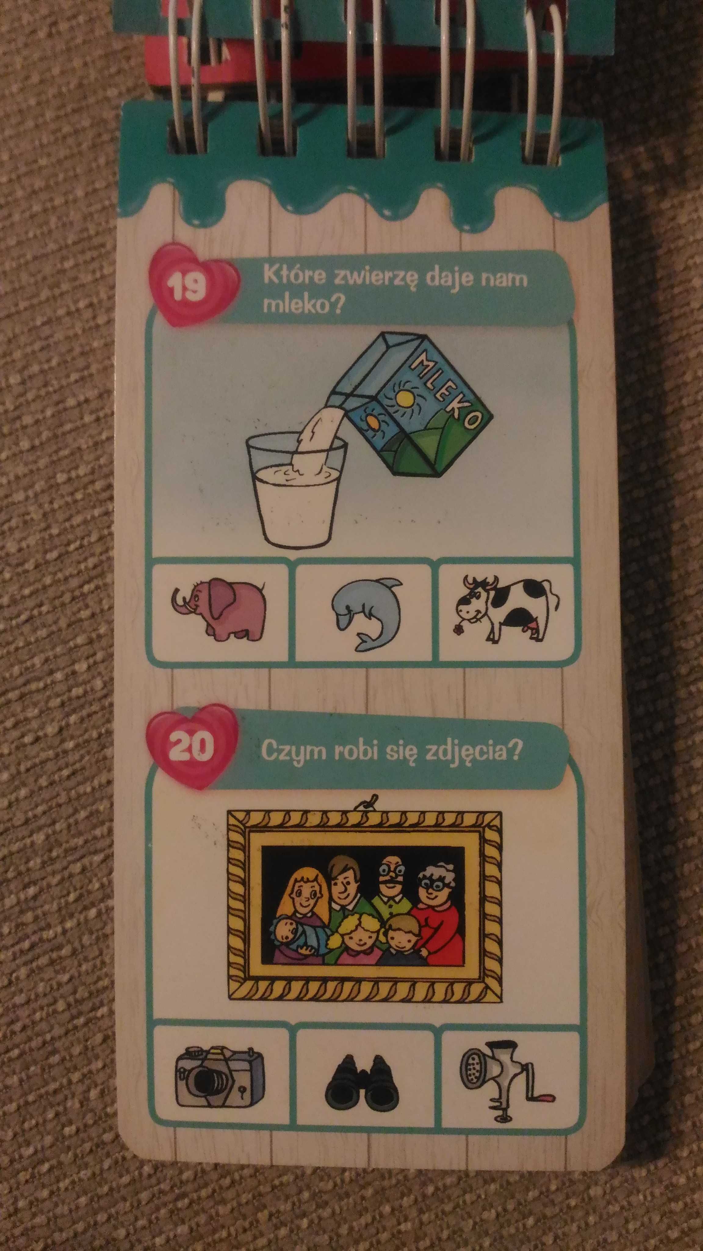 Quiz mądrego przedszkolaka i Czuczu zagadki z dziurką - do podróży