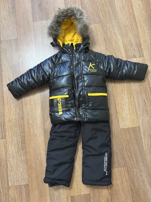 Зимовий комбінезон, костюм на хлопчика, напівкомбінезон зима НОВИЙ