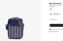 Сумка мужская Lacoste Лакост Blend  Monogram новая оригинал с бирками