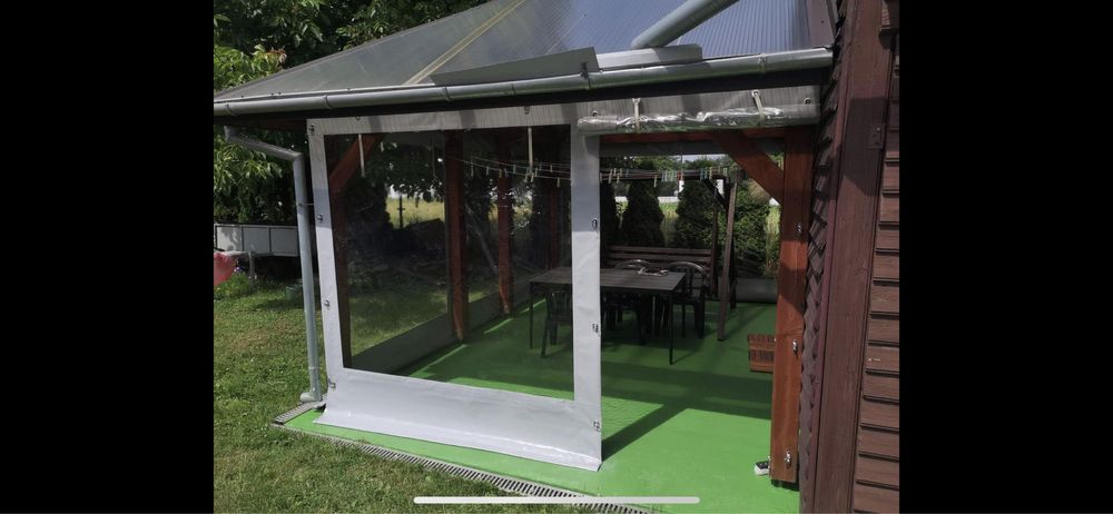 Zabudowy z plandeki na altanki tarasy