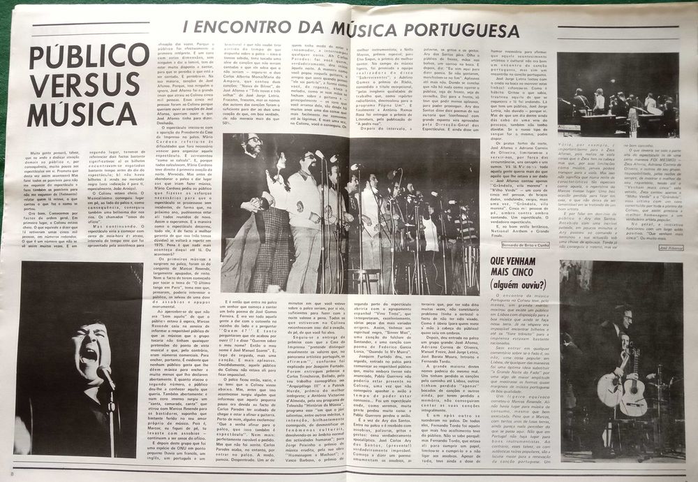 José Afonso	- - -		Musicalíssimo - nr. 75	- - - - -	Jornal