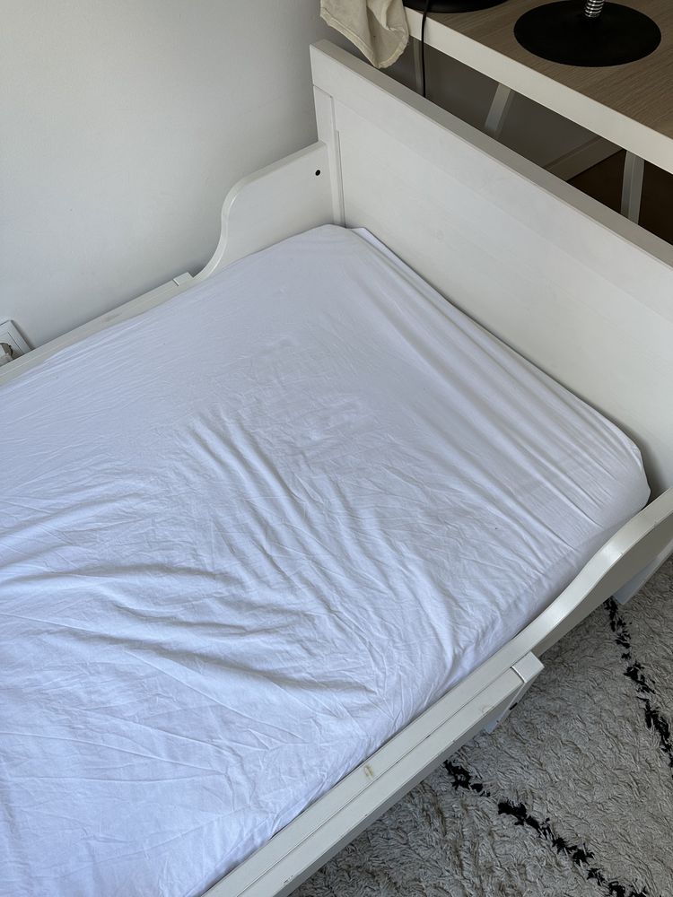 Cama extensivel + colchao ikea