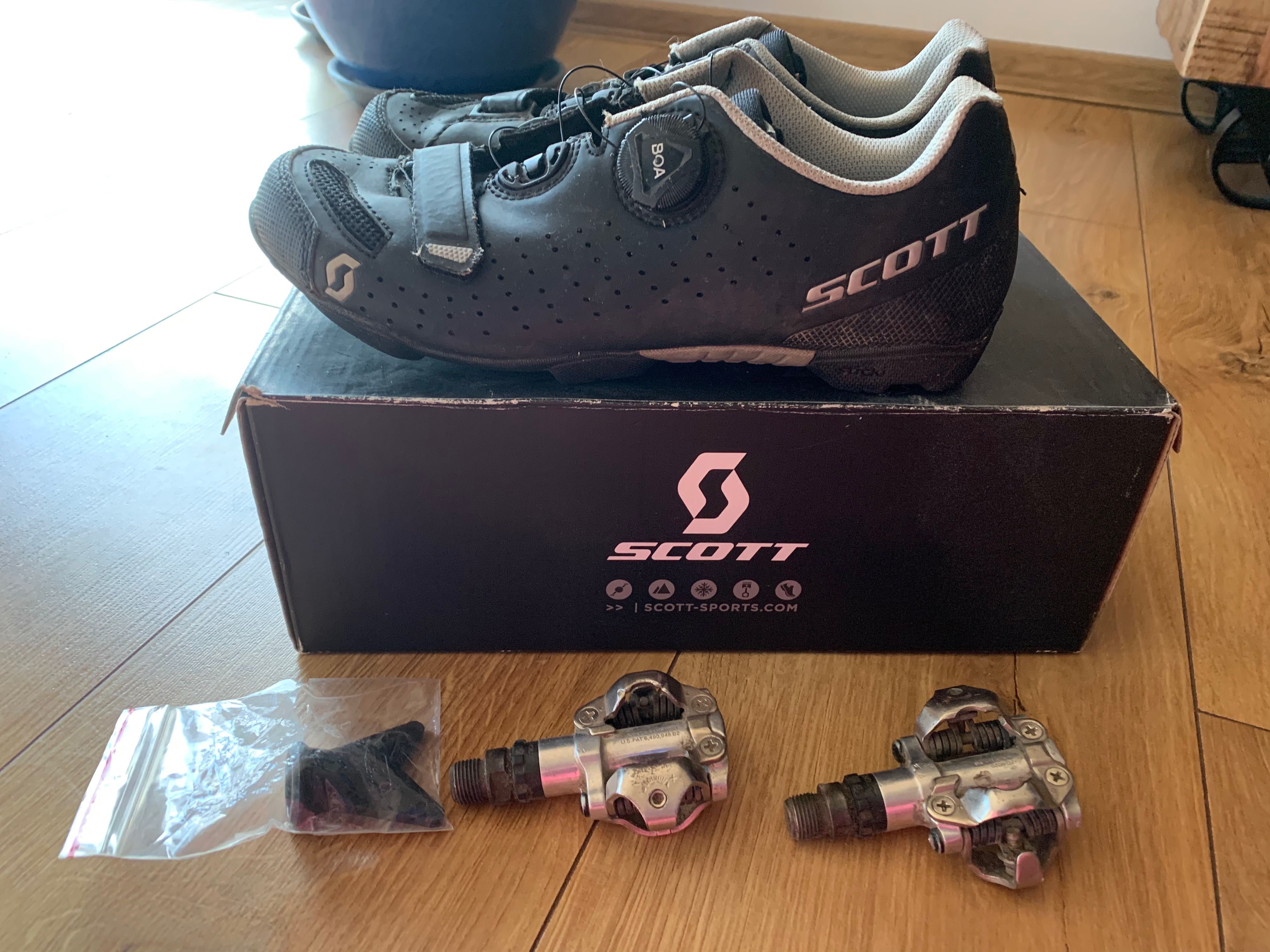 Buty MTB SCOTT z pedałami SPD shimano