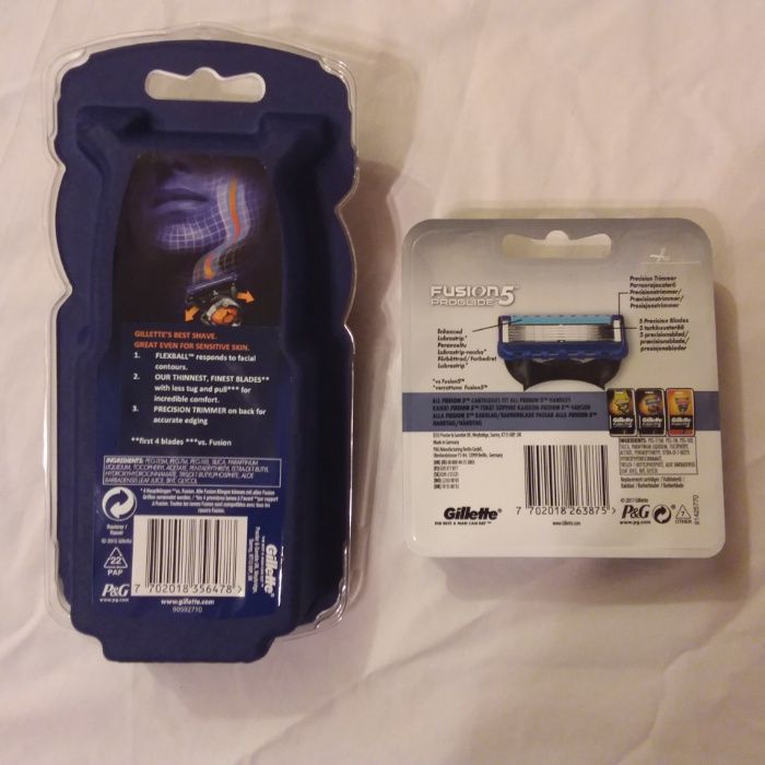 GILLETTE Fusion PROGLIDE Maszynka + noze 9 szt